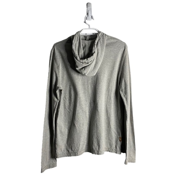 Next Men's Light Gray Henley 100% Cotton Sweatshirt Hoodie - Picture 7 of 7